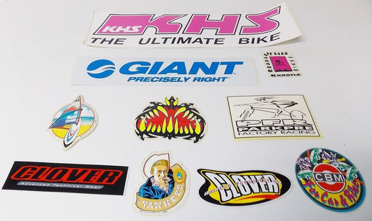 1990'S DECALS STICKER MARK KHS GIANT PFR CLOVER CBM VINTAGE MOUNTAIN BIKE #45 - MotoRaider