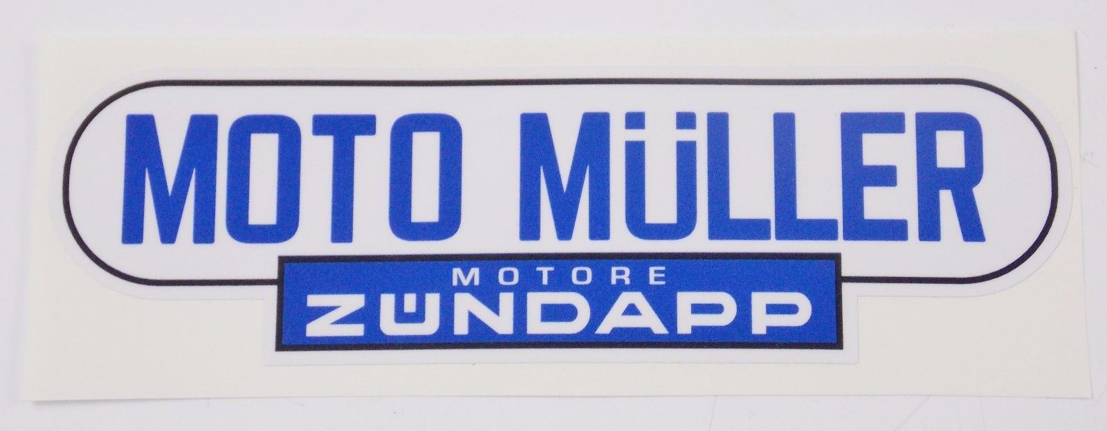 VINTAGE MOTOCROSS ENDURO MOTO MULLER STICKER DECAL MARK ZUNDAPP MORINI MINARELLI - MotoRaider