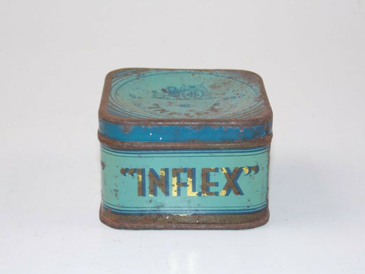 1960's INFLEX STAINLESS PINS Gr.250 CAN TIN ITALIAN TAILOR SHOP CLOTHING SUITS - MotoRaider