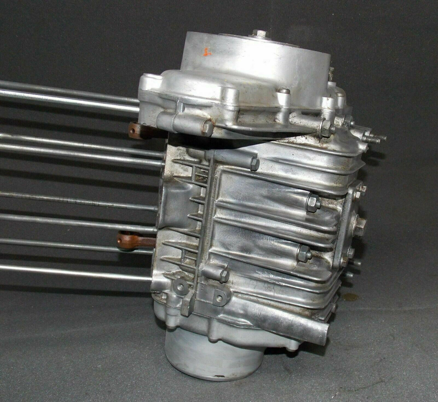 1968-69 HONDA CA160 DREAM MOTOR A160E ENGINE BOTTOM CRANKCASE RODS TRANSMISSION - MotoRaider