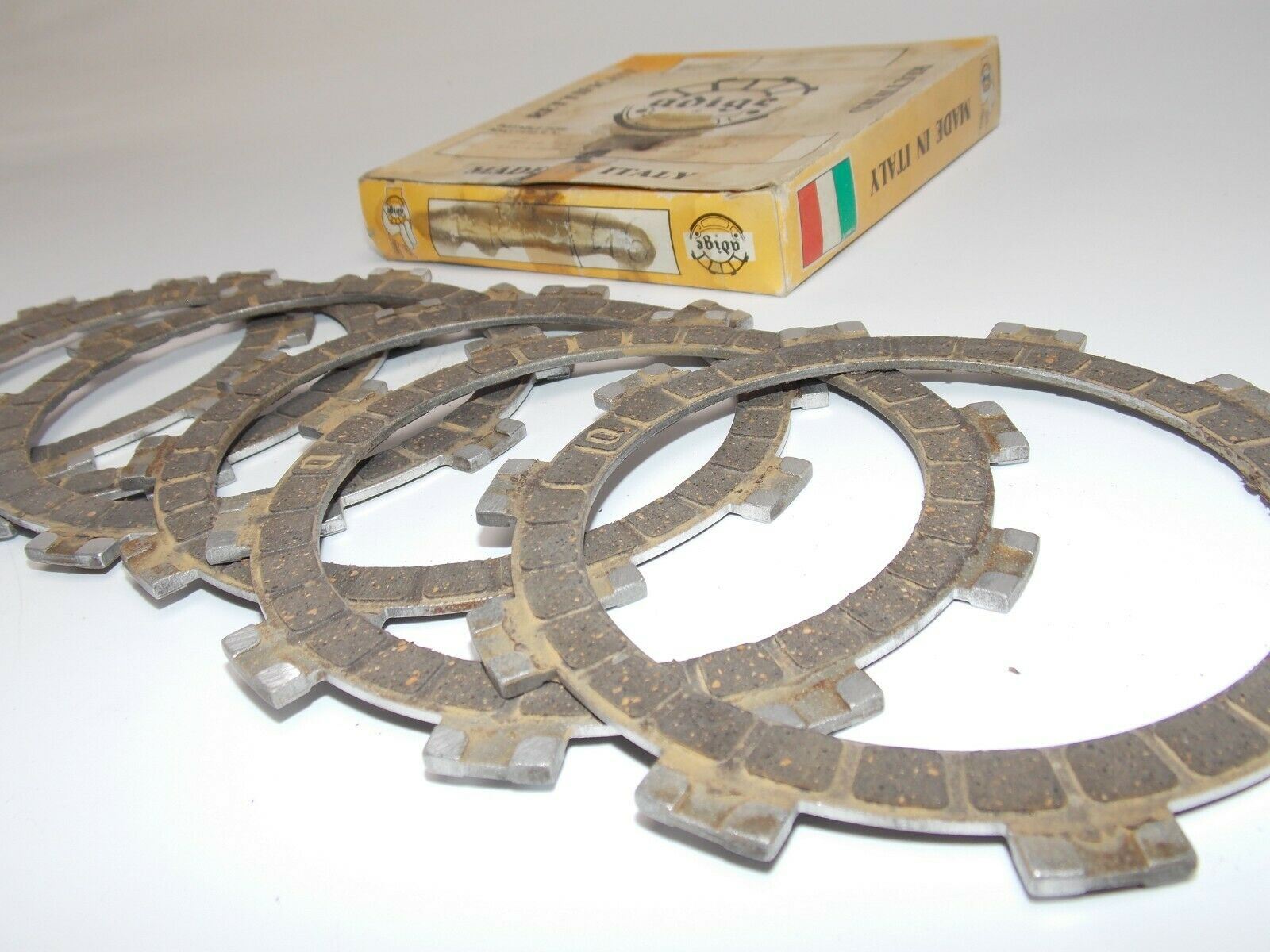 NOS ADIGE BR-46 CLUTCH DISC SET APRILIA ETX STRADA TUAREG  AF-1 MOTOR ENGINE - MotoRaider