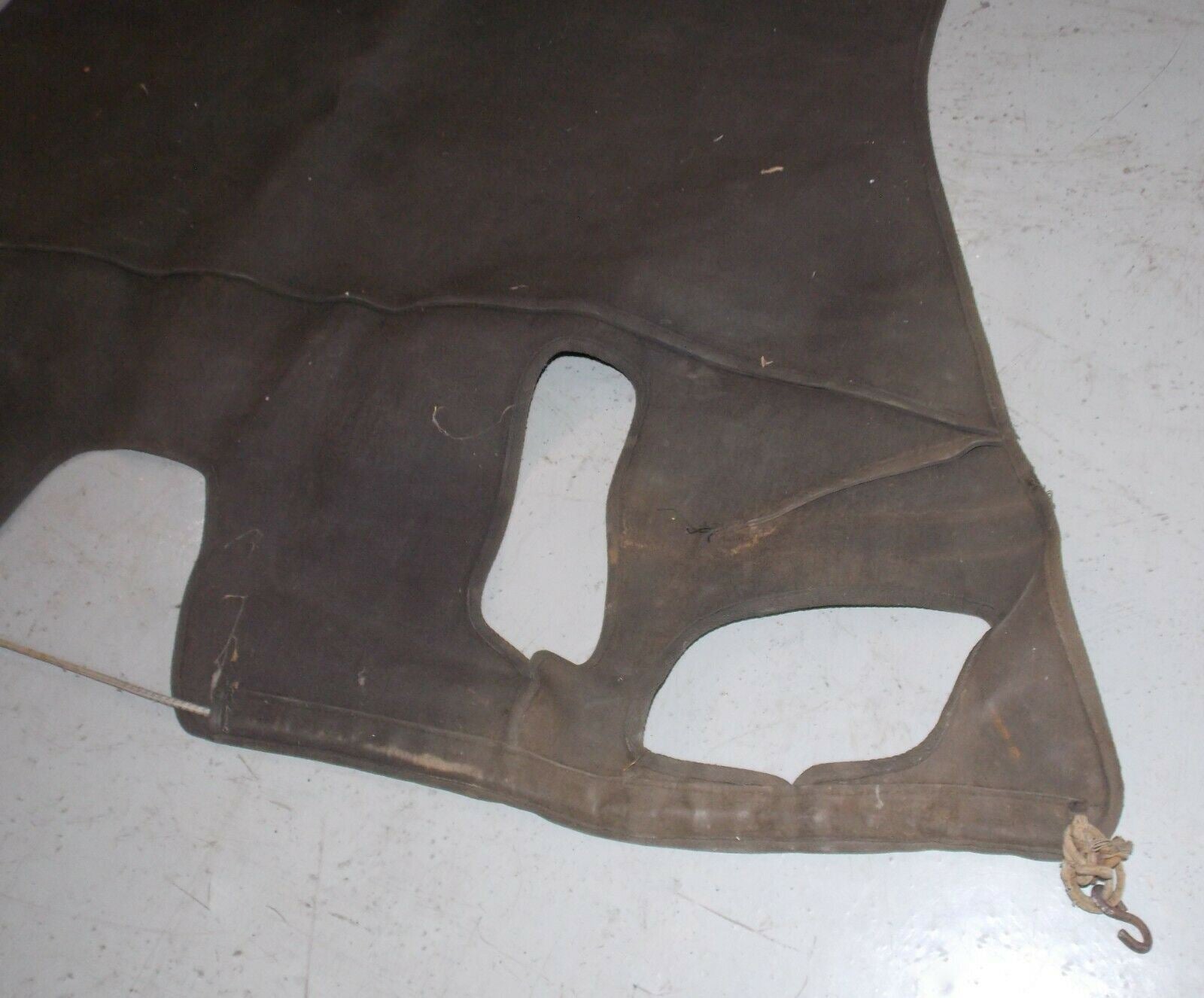 1970's PORSCHE 911 HOOD BRA COVER PROTECTOR SYNTHETIC LEATHER/FABRIC VINTAGE - MotoRaider