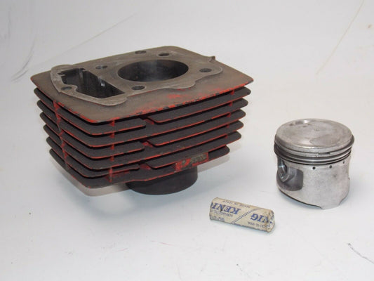 HONDA XL125 4T MOTOR CYLINDER +  PISTON 57mm ENGINE TOP END - MotoRaider