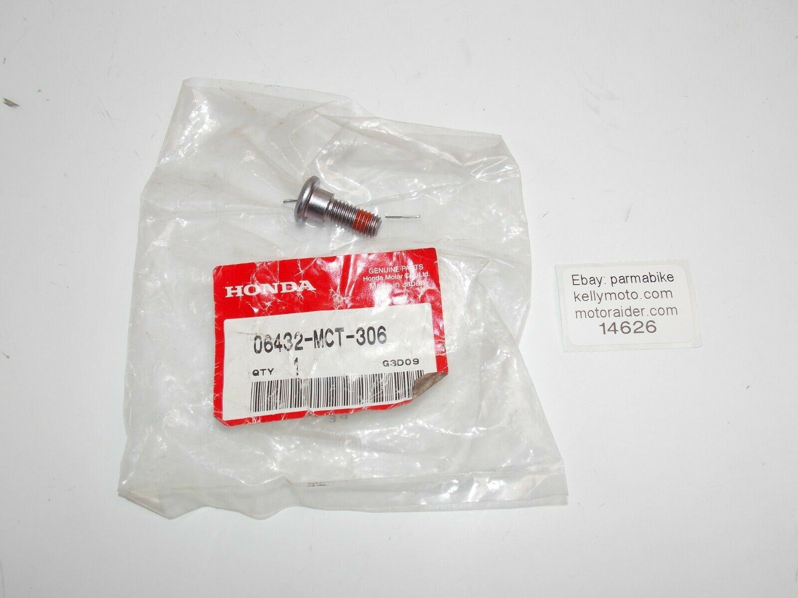 HONDA BOLT PART OF KIT # 06432-MCT-306 1999-2014 HONDA TRX400 FSC600 RR brake - MotoRaider