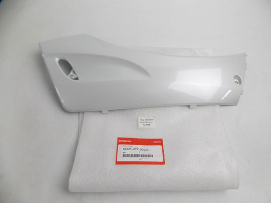 OEM HONDA 2010 SH300 WHITE COVER RIGHT LOWER FAIRING PANEL 64325-KTW-900ZL - MotoRaider