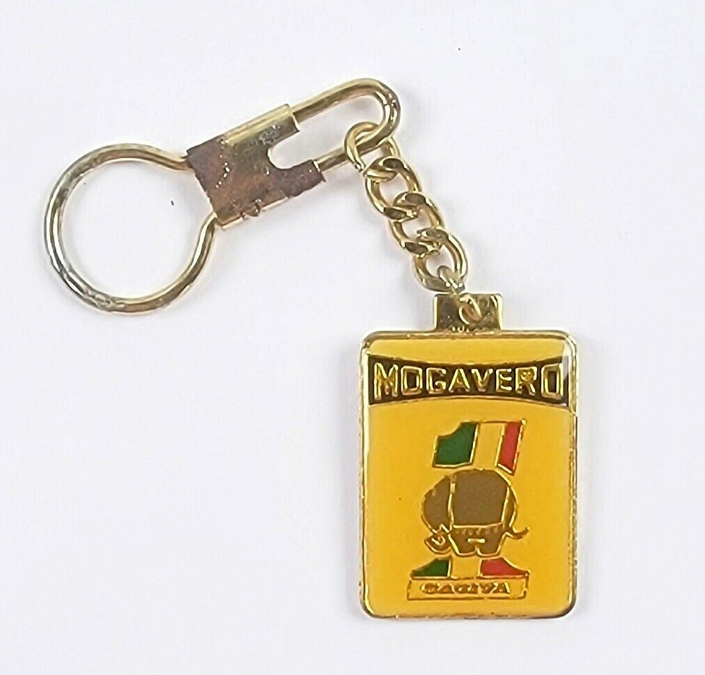 1980's CAGIVA ITALIAN DEALER KEY CHAIN FOB ALETTA ELEFANT ALA SST WMX TAMANACO - MotoRaider