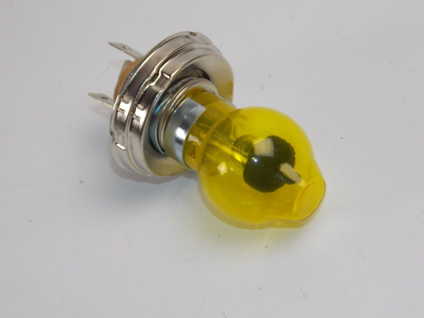 YELLOW LIGHT BULB LUX 2000 ART.2817 12V 60/55W P45T HALOGEN H5 MOTORYCLE CARS - MotoRaider