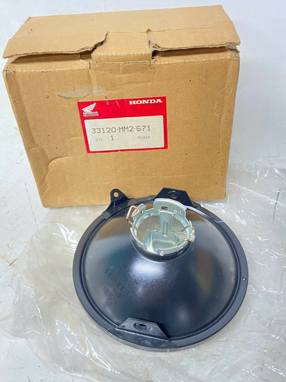 NOS OEM HONDA HEADLIGHT REFLECTOR 1980's 90's VT600 VT1100 CMX450 33120-MM2-671 - MotoRaider