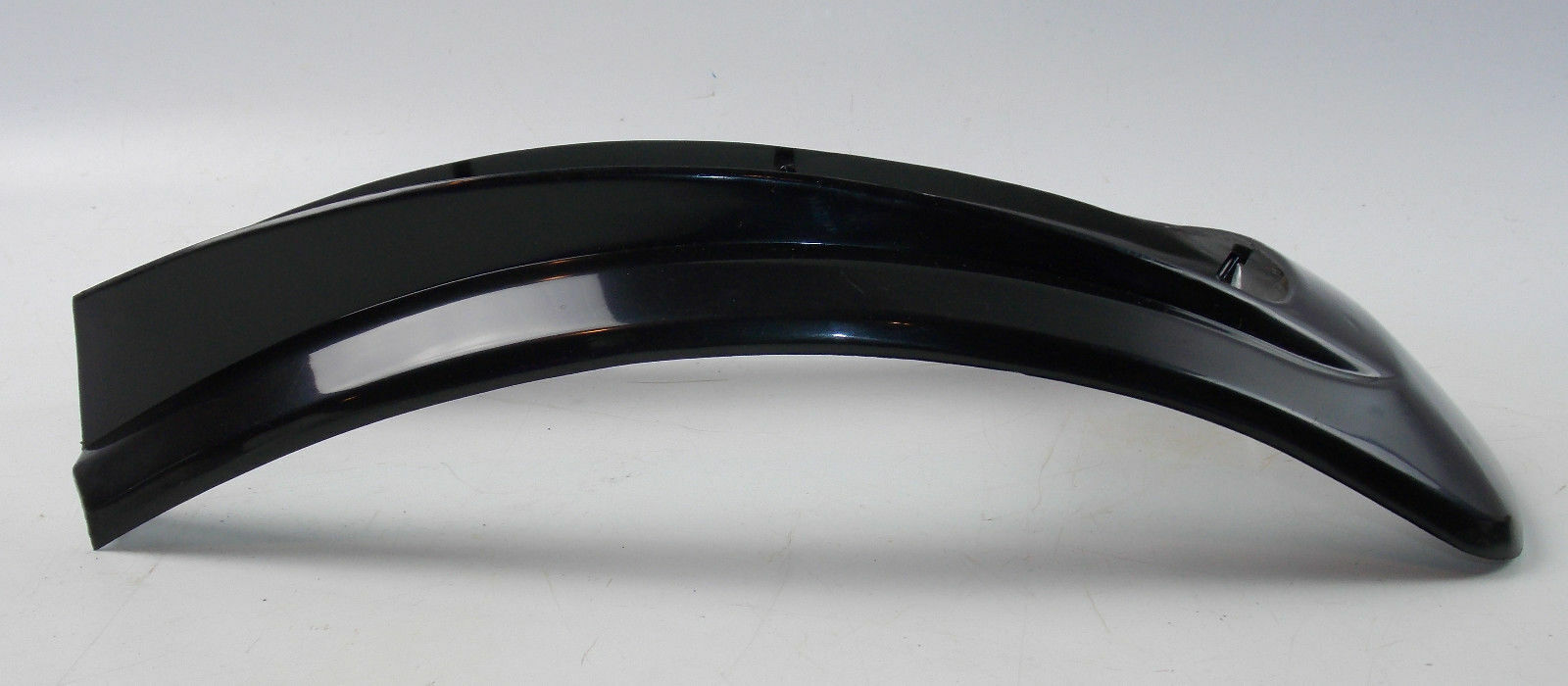 NOS BLACK FRONT FENDER EXTENSION VINTAGE MX ENDURO MUDDER MUD GUARD CAGIVA HONDA - MotoRaider