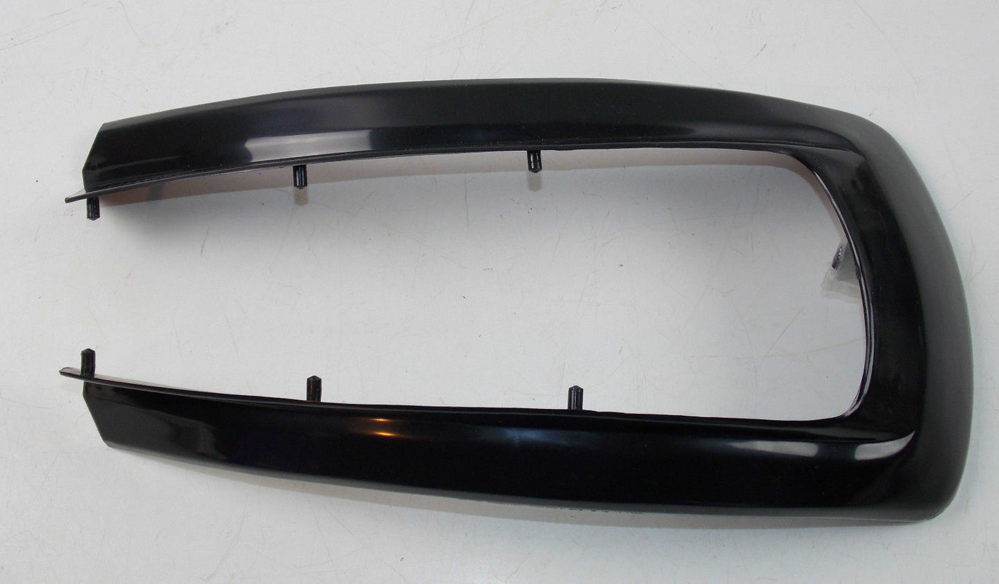 NOS BLACK FRONT FENDER EXTENSION VINTAGE MX ENDURO MUDDER MUD GUARD CAGIVA HONDA - MotoRaider