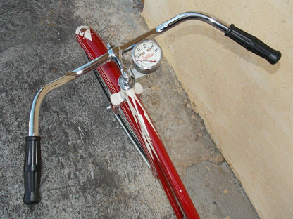 1940's Rollfast Men Bicycle Red Restored Wheels 26" Skip-Tooth Antique Americana - MotoRaider