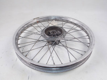 1978 21" FRONT WHEEL TIRE HUB SPOKES BORRANI RIM BETA APRILIA CAGIVA GRIMECA - MotoRaider