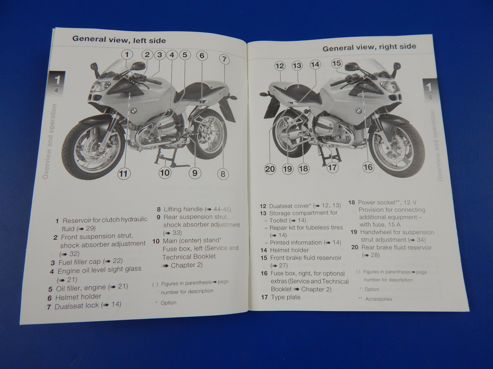 1998 BMW R-1100-S (US MODEL) OWNER RIDER USER MAINTENANCE MANUAL BOOK ENGLISH - MotoRaider