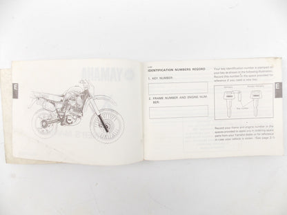 YAMAHA OWNER USER MANUAL BOOK CATALOG 1VJ-28199-80  ENGLISH FRENCH GERMAN - MotoRaider