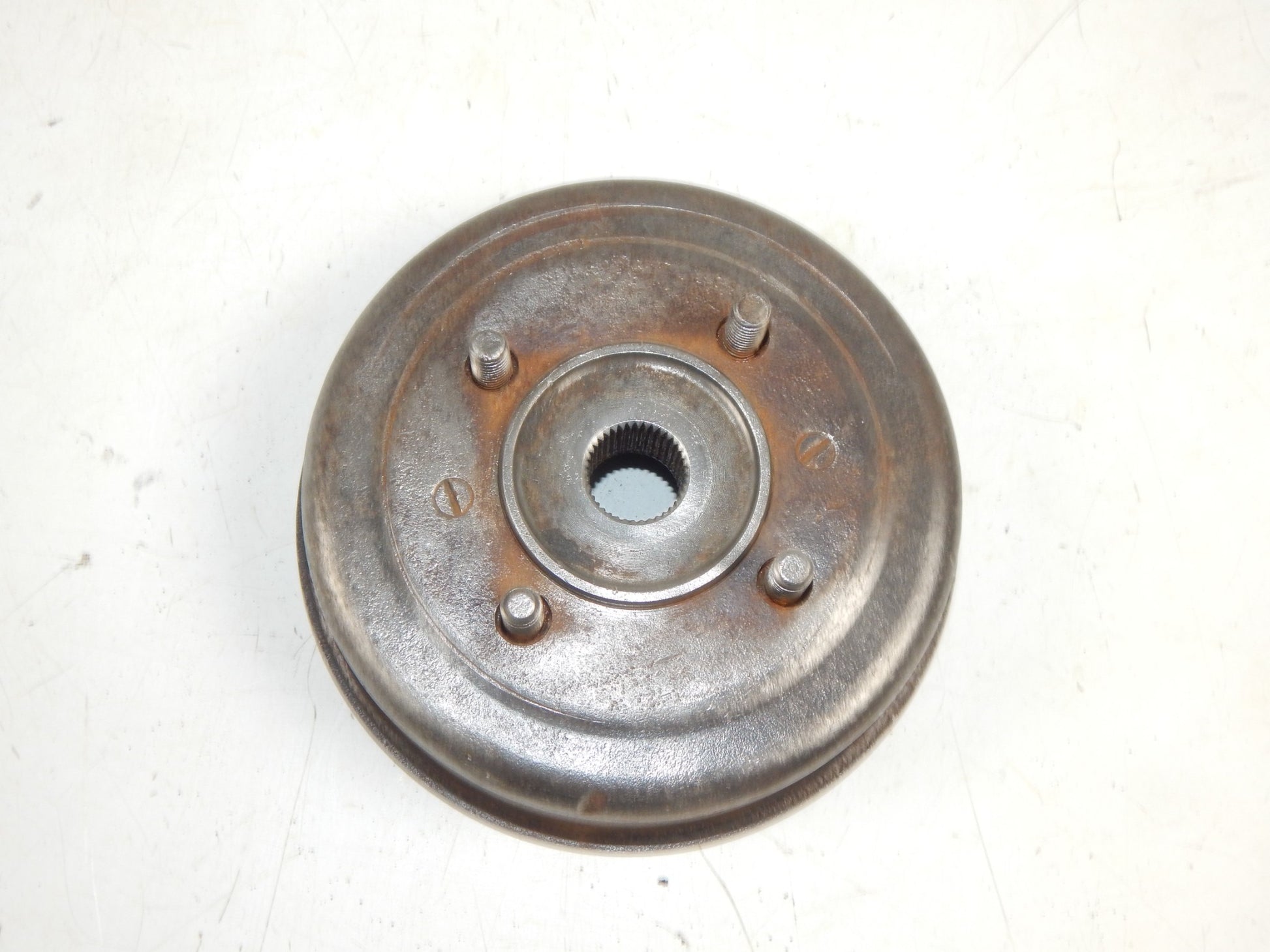 1950's VINTAGE VESPA PIAGGIO 125 REAR WHEEL HUB BRAKE SHOES DRUM SCOOTER - MotoRaider