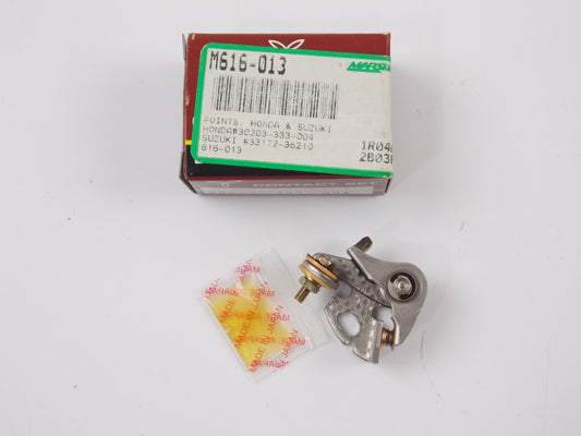 DAIICHI IGNITION CONTACT POINTS HONDA 30203-333-004 SUZUKI 33172-36210 - MotoRaider