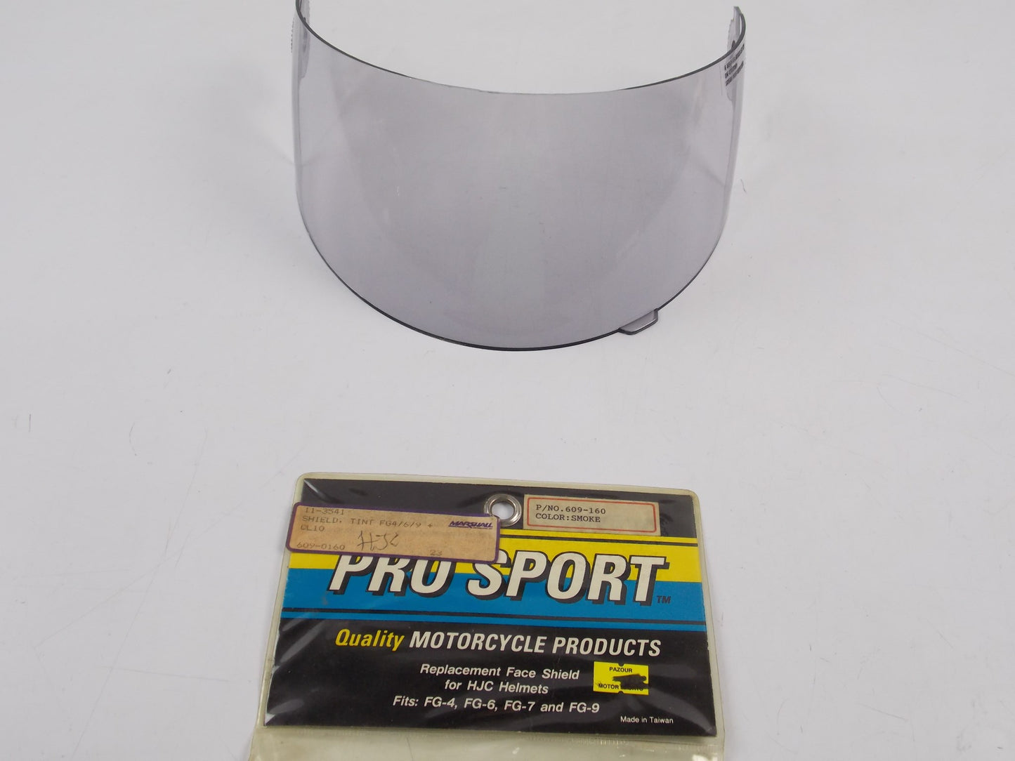 SMOKE FACE SHIELD TO FIT HJC HELMETS FG-4/6/7/9 PRO-SPORT 609-160 VISOR SCREEN - MotoRaider