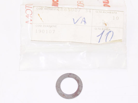 NOS OEM CAGIVA 1987-1988 EXCALIBUR 350 KANGURO 350 COGUARO MORINI WASHER 190107 - MotoRaider