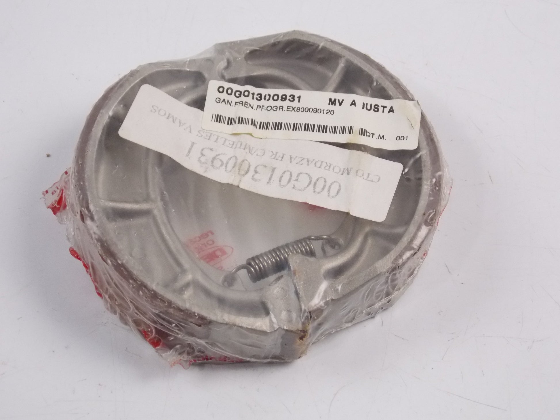 NOS OEM DERBI HUSQVARNA CAGIVA REAR BRAKE SHOES 800090120 | 00G01300931 - MotoRaider