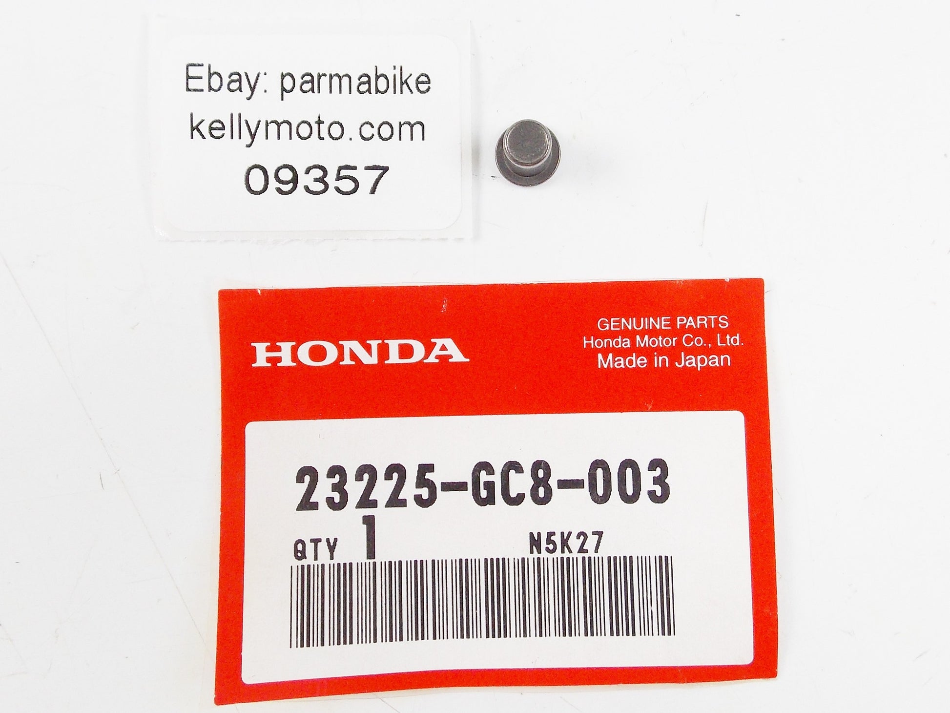 NOS OEM HONDA 1984 CH125 | 1989-1995 SH75 ROLLER GUIDE PIN 23225-GC8-003 - MotoRaider