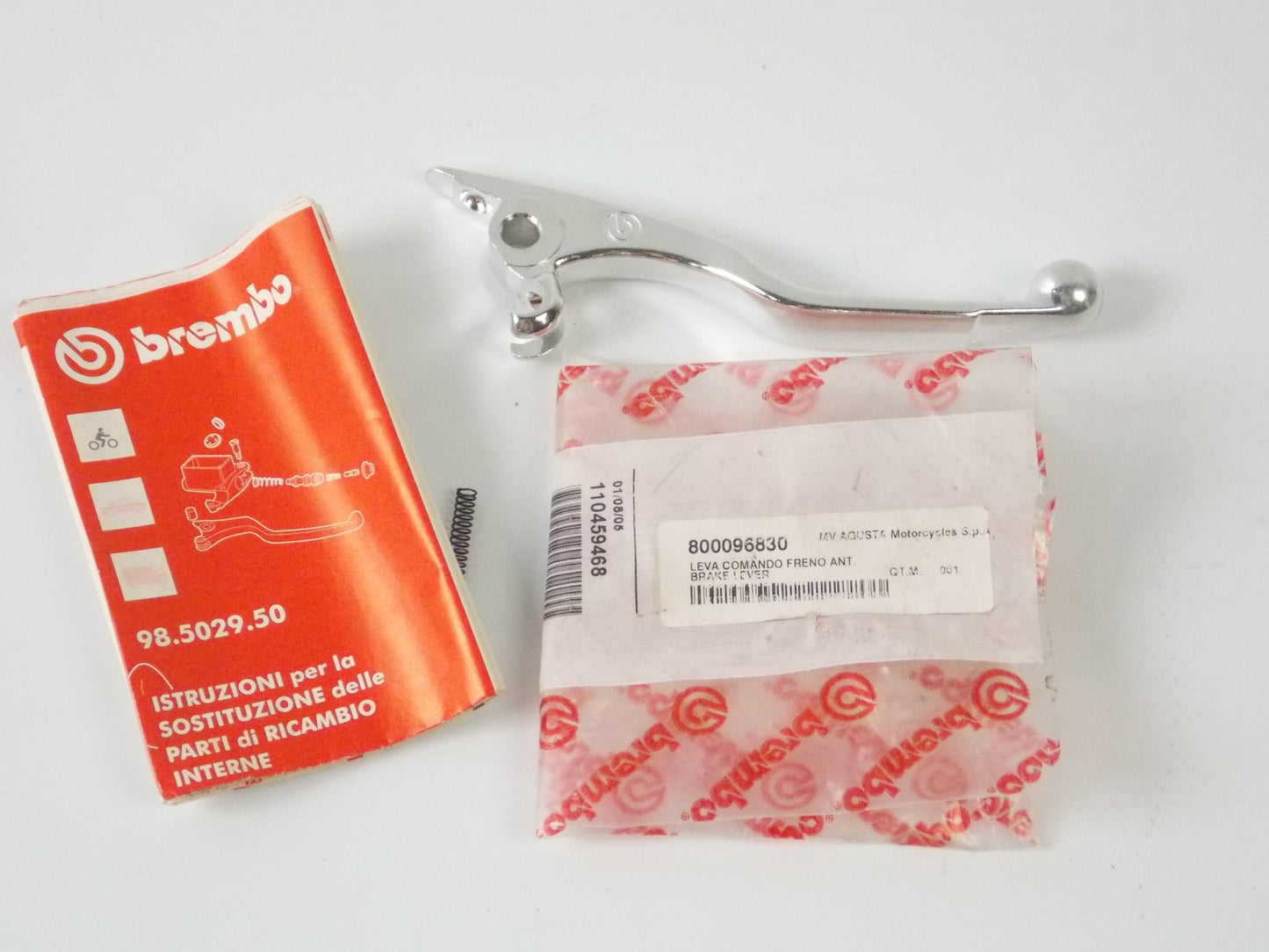 NOS OEM CAGIVA 2002-2005 TE CR 250 LEVER FRONT BRAKE HUSQVARNA BREMBO 800096830 - MotoRaider