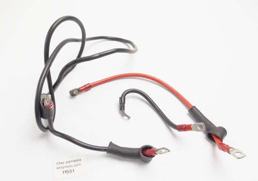 1986 CAGIVA 125 ELEFANTRE ELECTRIC  SYSTEM WIRE HARNESS BATTERY CABLES - MotoRaider