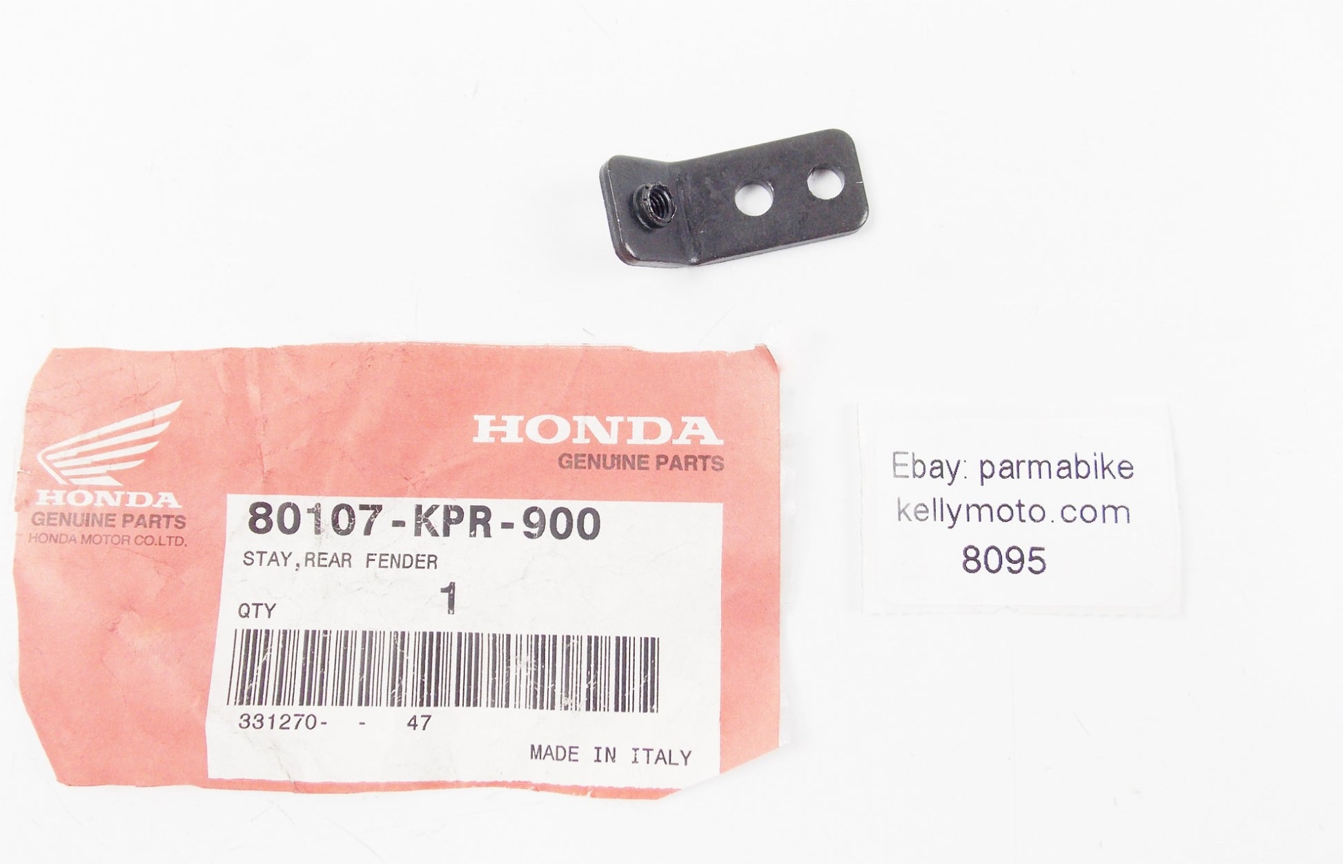 NOS OEM HONDA 2003-2004 SH125 2004 SH150 STAY BRACKET REAR FENDER 80107-KPR-900 - MotoRaider