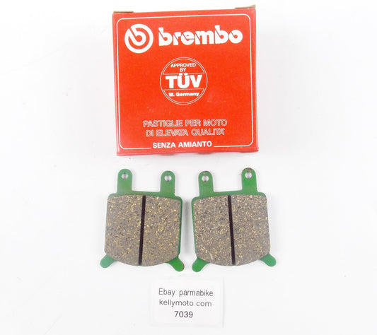 NOS BREMBO 1986 GARELLI GTA 125 BRAKE PADS FRONT WHEEL 07.GR02.04 | 07GR0204 - MotoRaider