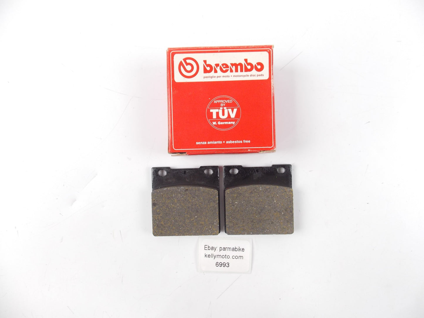 NOS BREMBO HONDA 1978-1984 CB250 1981 CM250 BRAKE PADS FRONT WHEEL 07.HO07.12 - MotoRaider