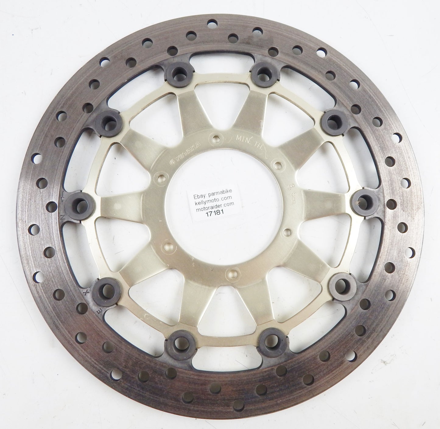 2006 HONDA CBR1000 FRONT WHEEL LEFT BRAKE DISC ROTOR 45220-MEL-D21 YUTAKA - MotoRaider