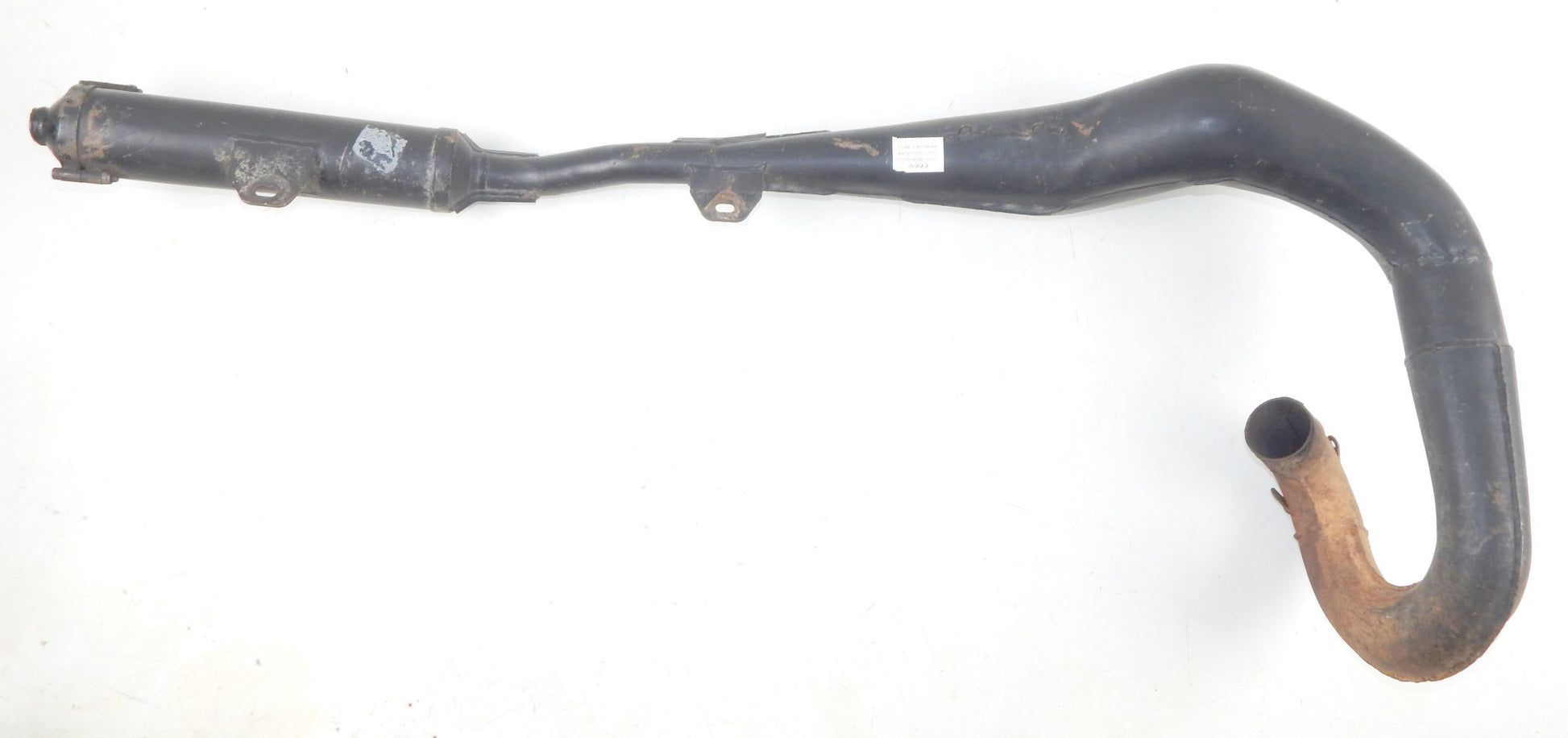 1978 HUSQVARNA WR OR 390 EXHAUST PIPE MUFFLER SILENCER VINTAGE ENDURO ISDT - MotoRaider