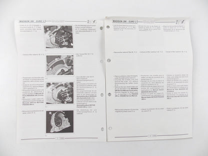 2002 MALAGUTI MADISON 200-EURO 2 MANUAL WORKSHOP BOOK APPENDIX - MotoRaider