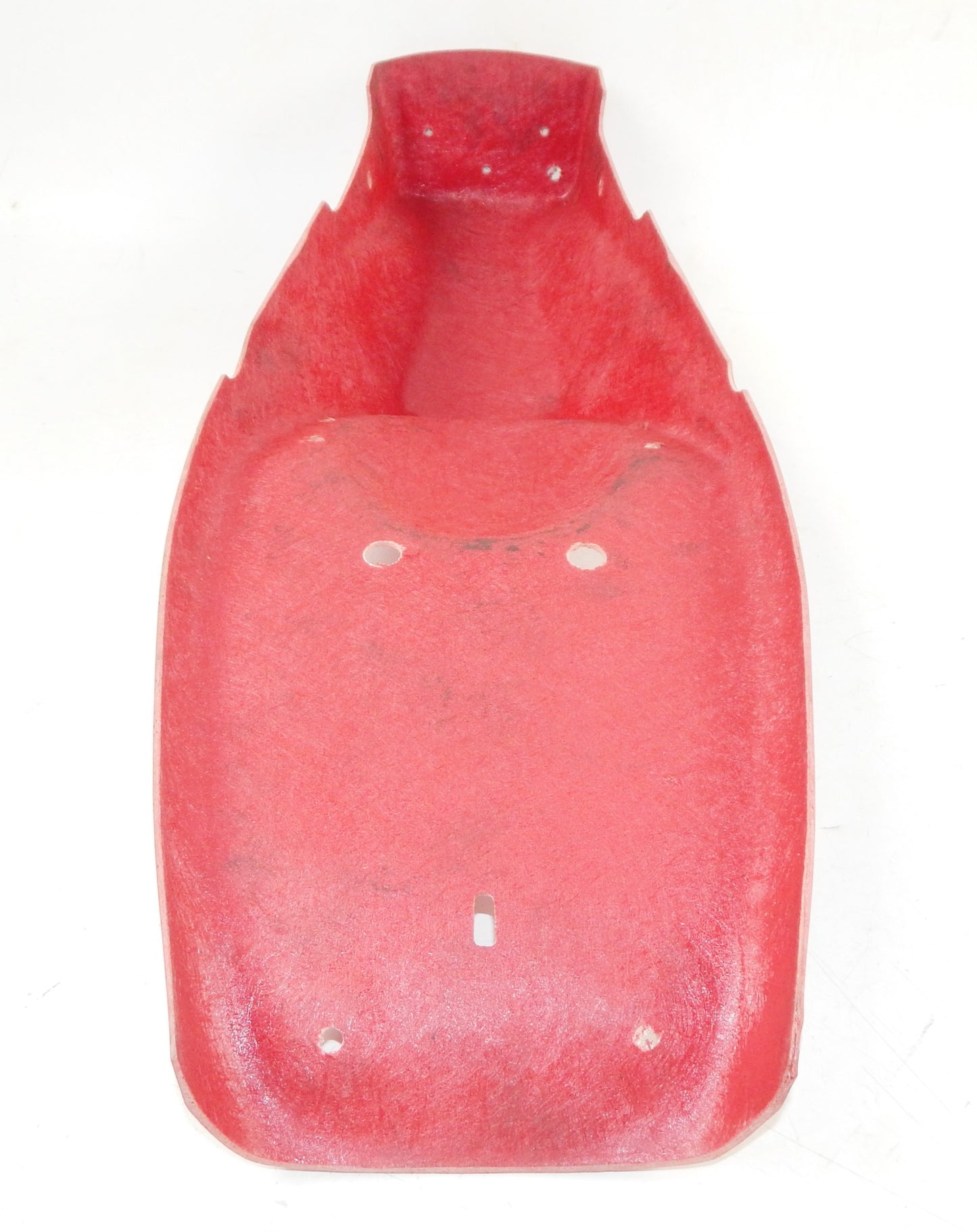 1970's REAR FENDER TAIL SECTION SEAT FIBERGLASS RED RICKMAN ZUNDAPP 125 ENDURO - MotoRaider