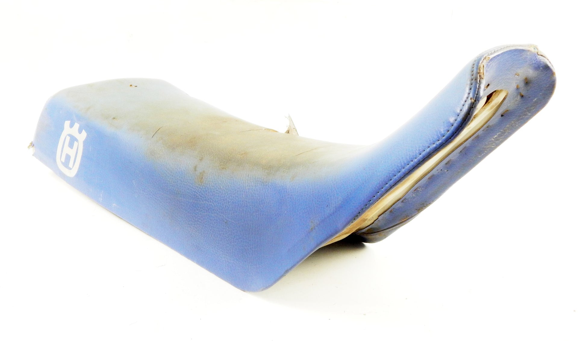 1985-1986 HUSQVARNA 125 240 250 CR WRX XC 400 WRX FOAM SADDLE SEAT BLUE VINTAGE - MotoRaider