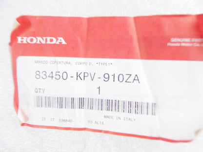 OEM HONDA 2003 SH 150 125 SCOOTER COVER RIGHT BODY GREY PLATINUM 83450-KPV-910ZA - MotoRaider