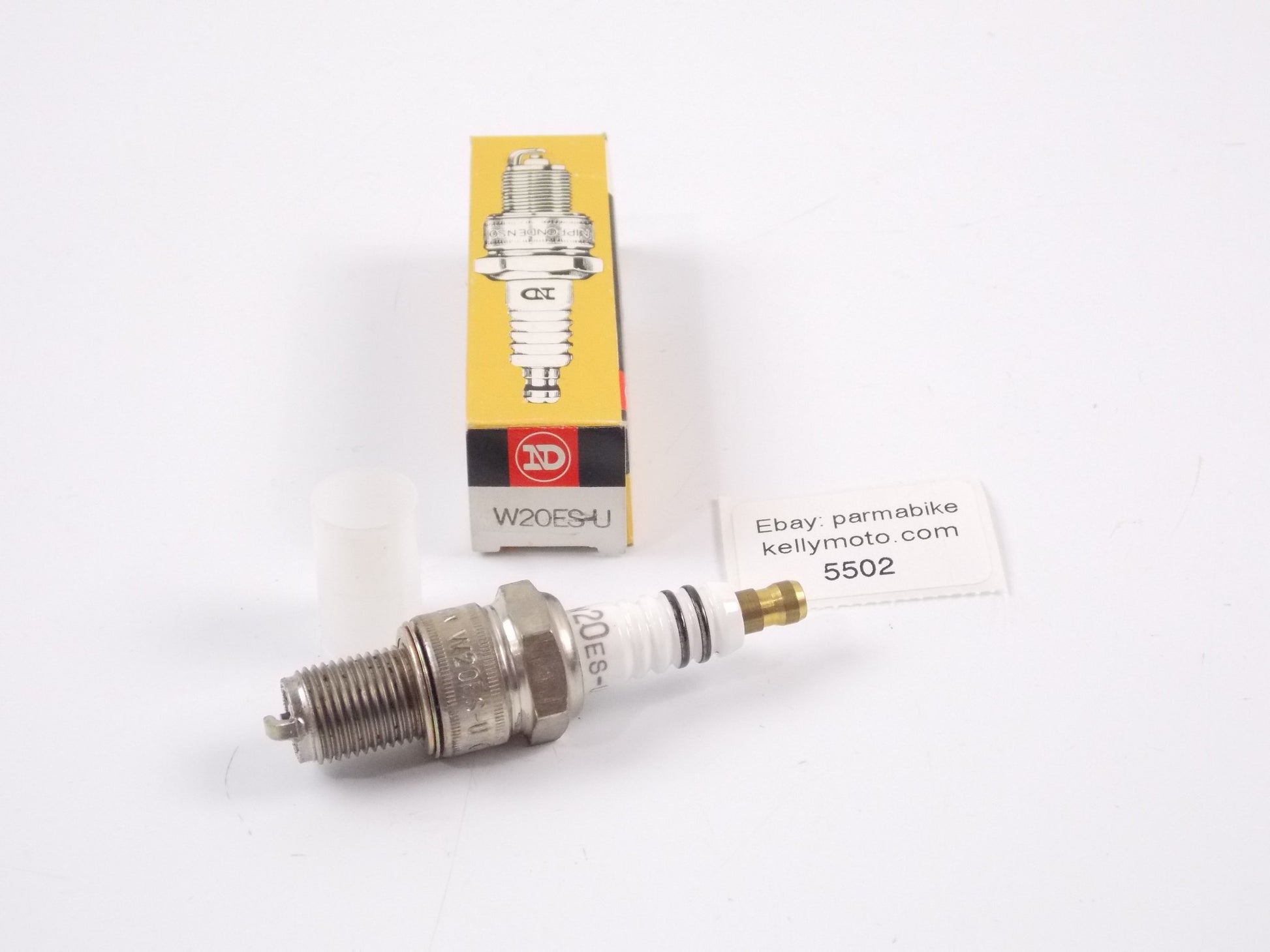 SET OF 8 NIPPON DENSO SPARK PLUG W20ES-U BMW NORTON PUCH SUZUKI TRIUMPH NORTON - MotoRaider