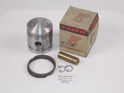 NOS DINAMIN 192 PISTON 55.4MM MV 125 SPORT 4-STROKE+CIRCLPS+15MM PIN+RING #16179 - MotoRaider