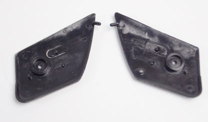 OEM YAMAHA HELMET SIDE SCREW COVER PLATES FM8008-KITCO-T3 SCOOTER MOTORCYCLES - MotoRaider