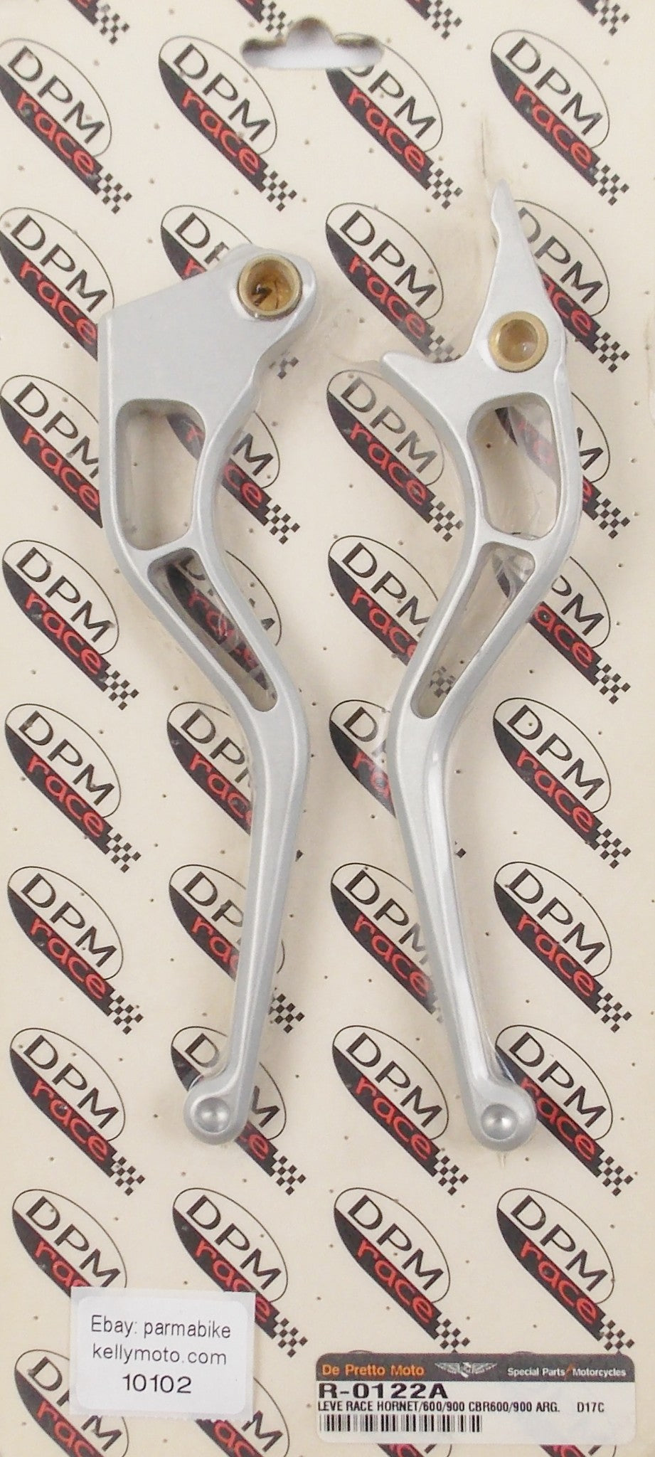 DE PRETTO HONDA HORNET 900 CBR 600 BRAKE CLUTCH LEVER CNC ALLOY SILVER R-0122A - MotoRaider