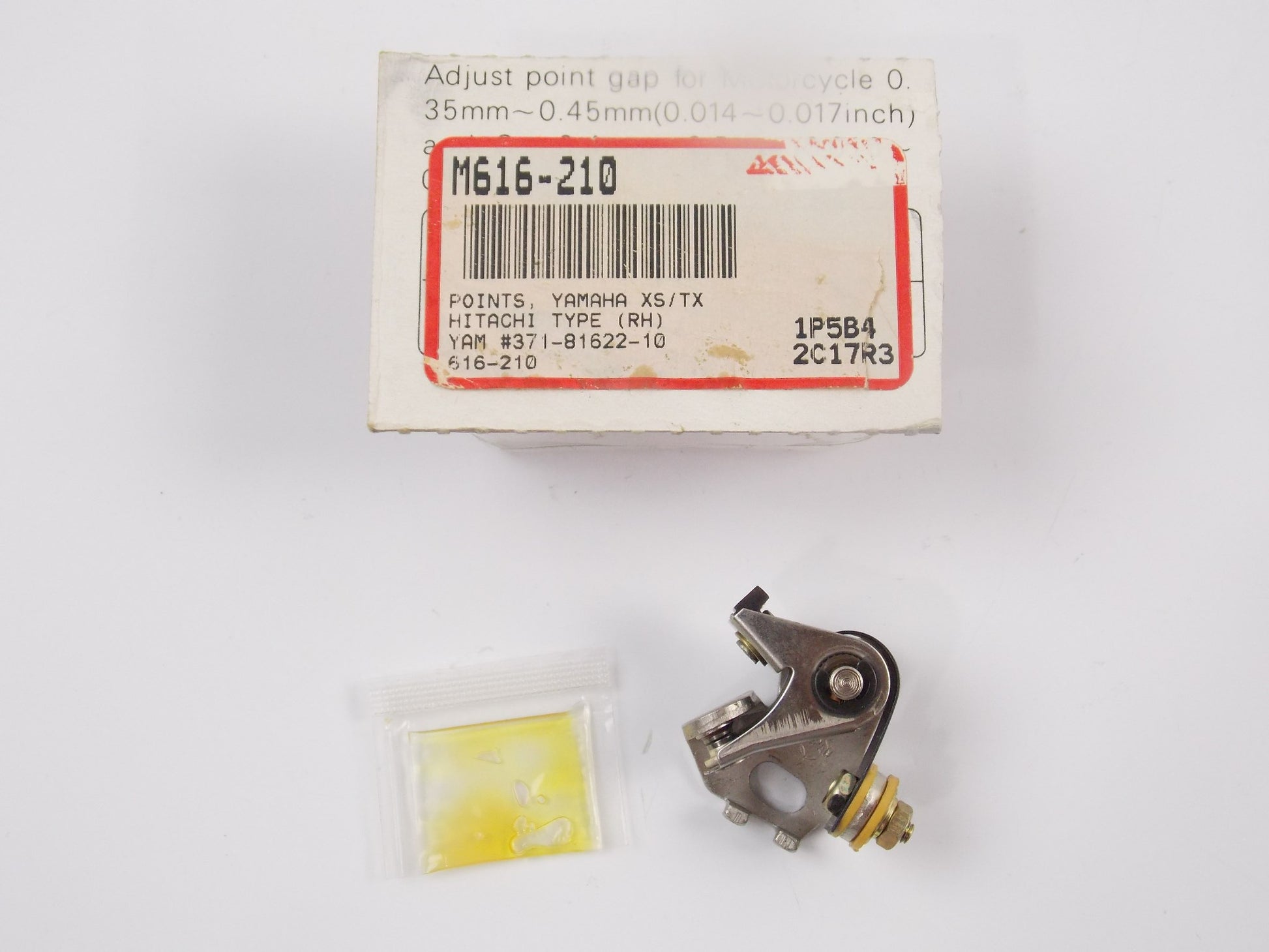 DAIICHI IGNITION CONTACT POINTS YAMAHA 1973-1978 TX500 XS500 TW200 371-81622-10 - MotoRaider