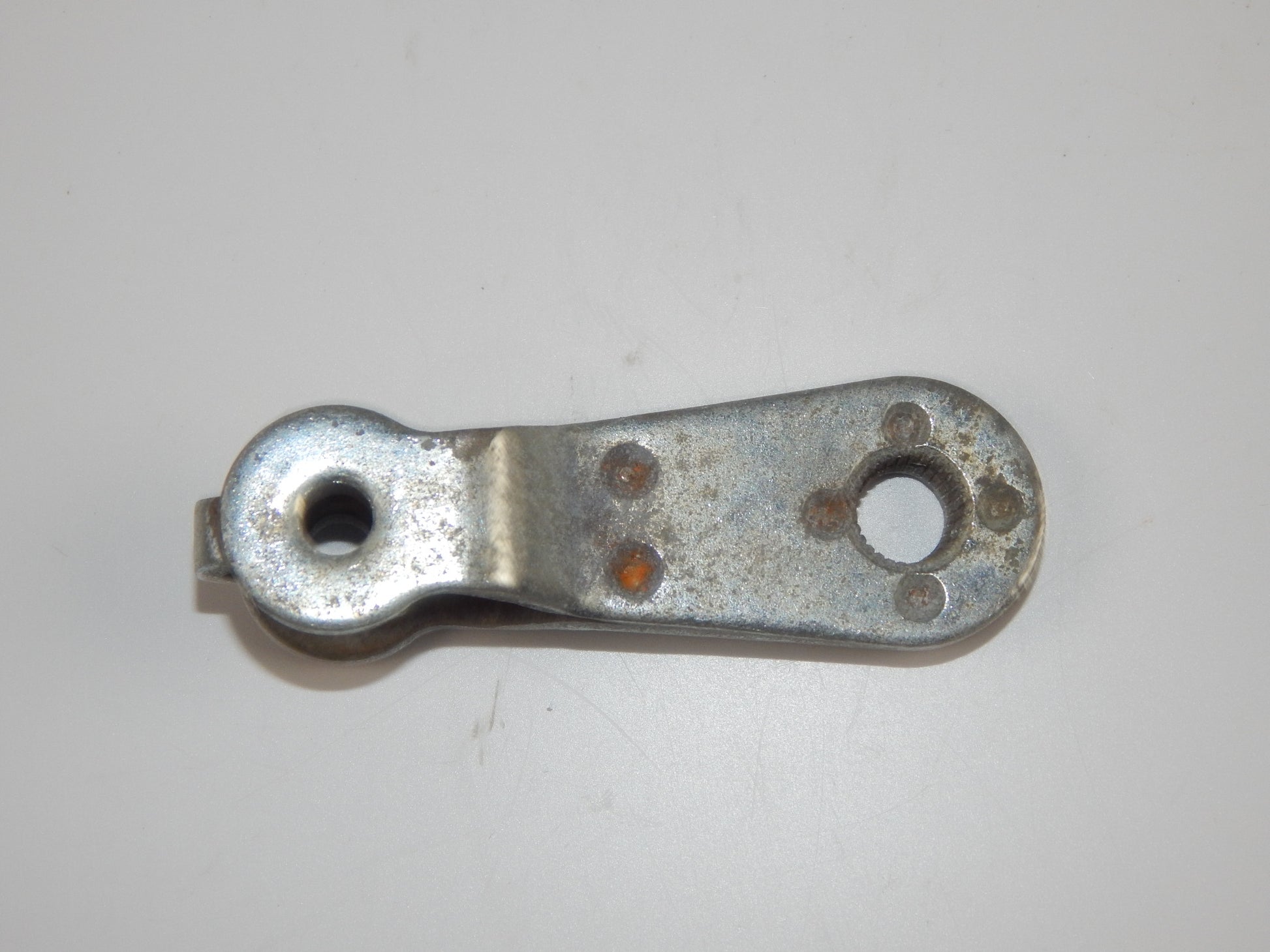 1970's VINTAGE MOTORCYCLE MOPED REAR WHEEL BRAKE PLATE LEVER ARM ACTUATOR - MotoRaider