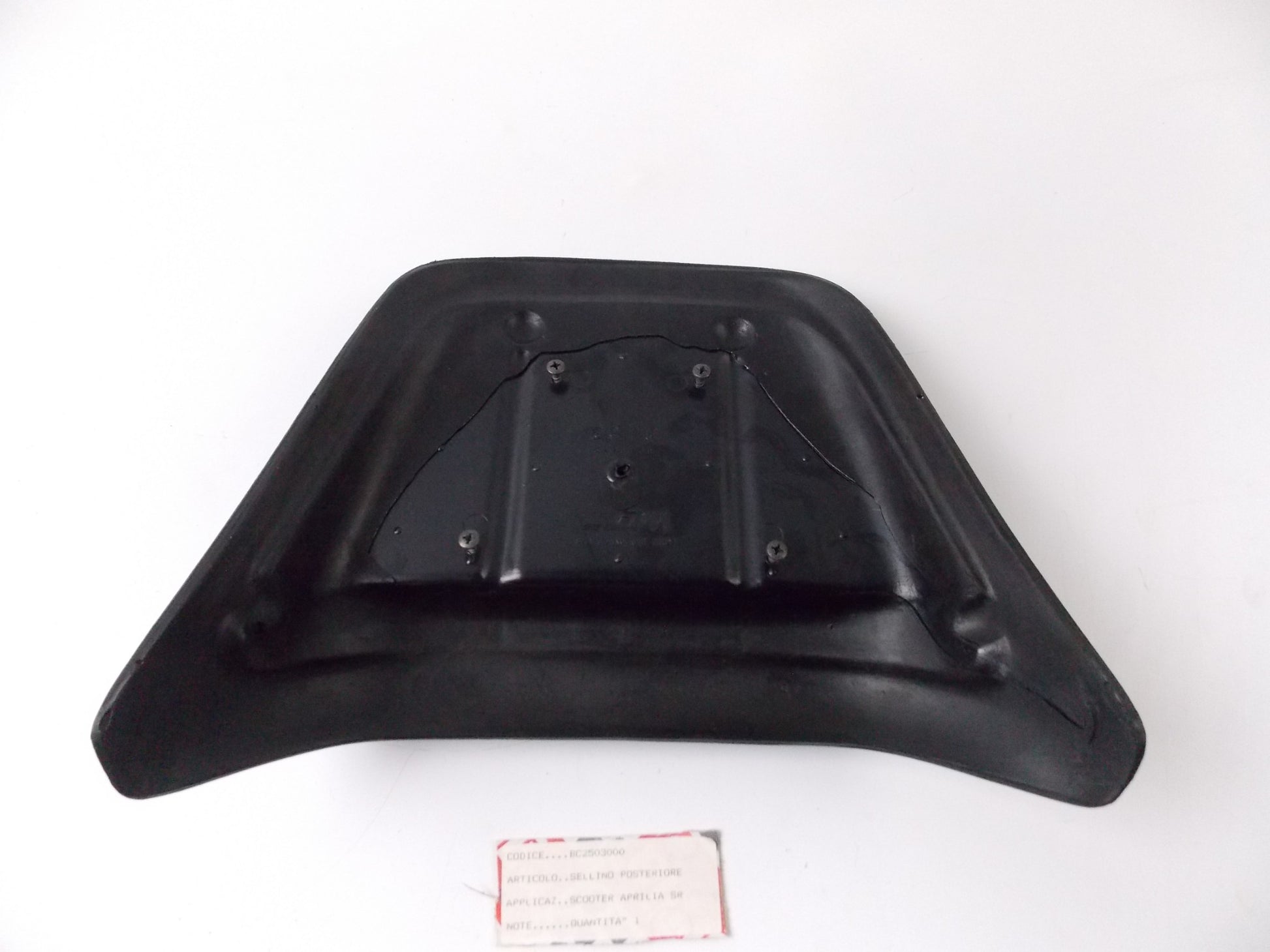 NOS APRILIA SR SCOOTER REAR SEAT PASSENGER SADDLE BC2503000 - MotoRaider