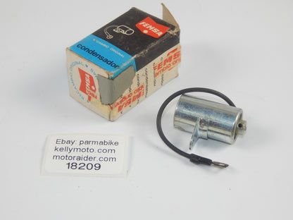 NOS FEMSA CONDENSER 0.25 UF VINTAGE MOTORCYCLE ELECTRICAL SYSTEM KTM BSA HONDA - MotoRaider