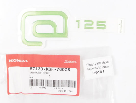 OEM HONDA 2002 AROBASE NSE150 EMBLEM STICKER SIDE COVER TYPE-2 87133-KGF-760ZB - MotoRaider