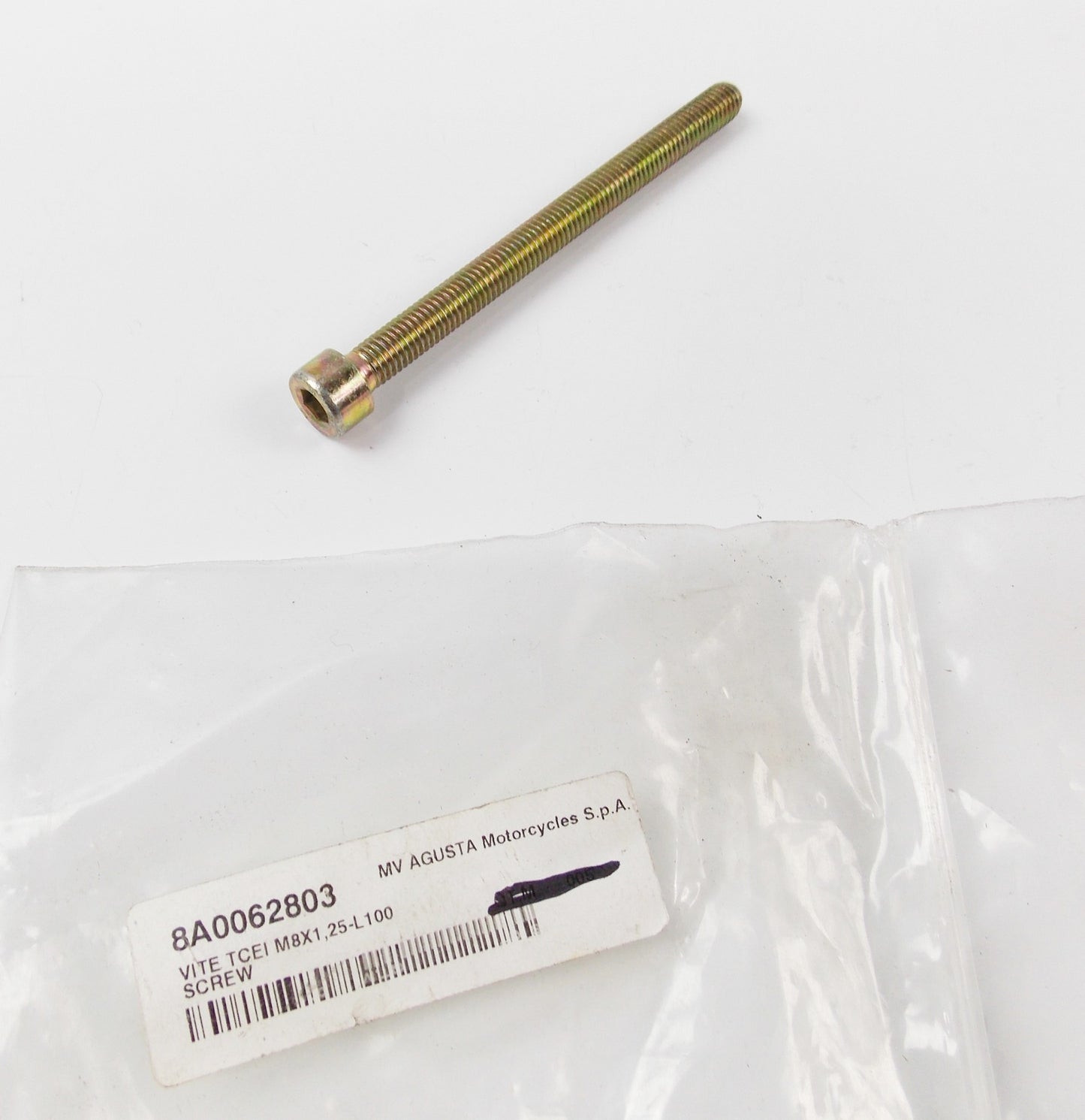 NOS OEM CAGIVA 1990-1991 900IE | 1993-1995 ELEFANT 750 SWING ARM SCREW 8A0062803 - MotoRaider