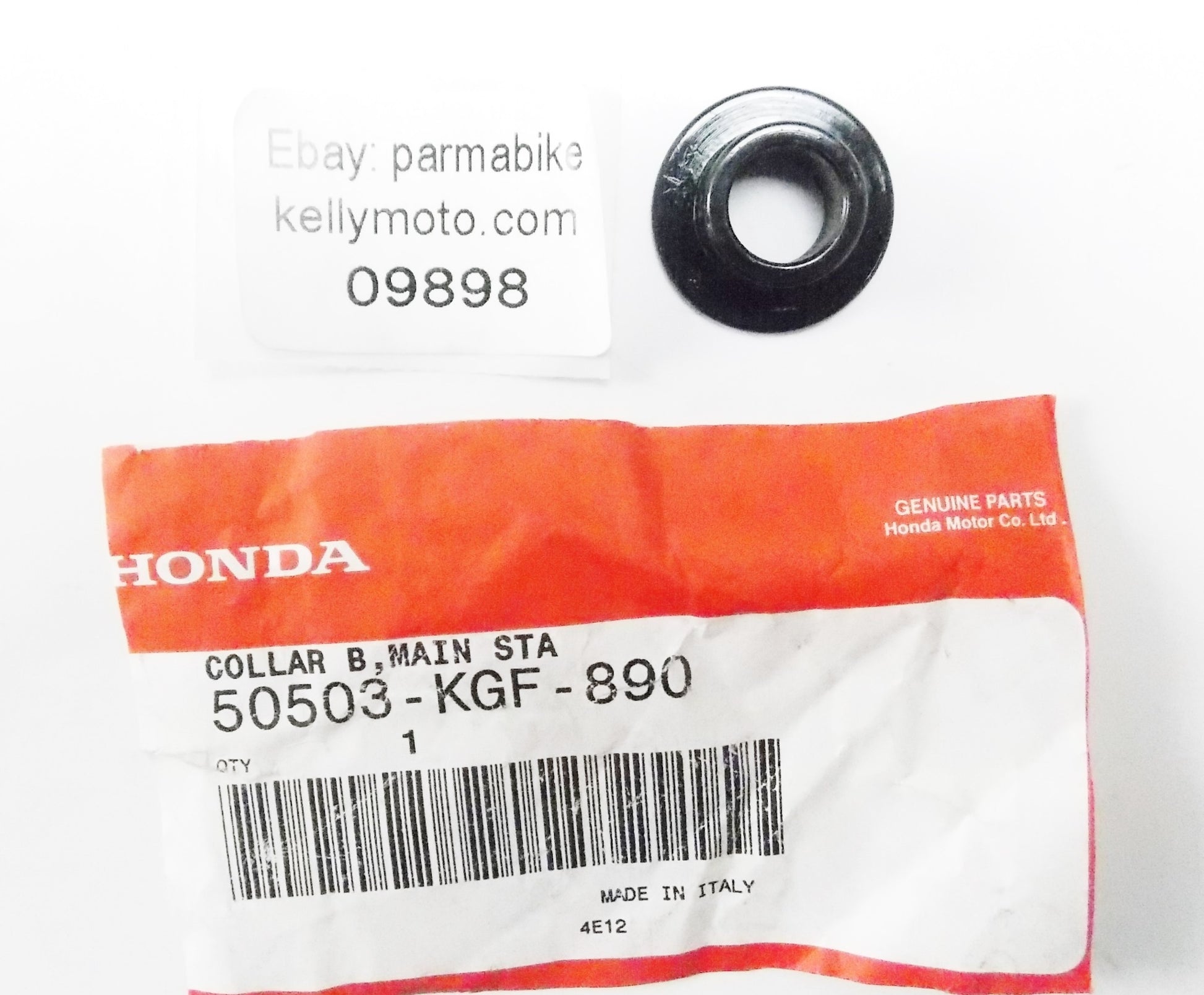 NOS OEM 2010 HONDA SCOOTER SH150I COLLAR B MAIN STAND 50503-KGF-890 - MotoRaider