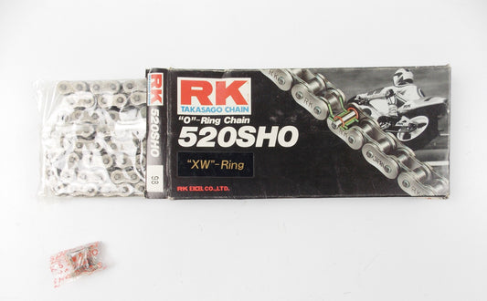 NOS RK TAKASAGO O-RING CHAIN 520-SHO DRIVE ROLLER 98 LINKS YAMAHA SUZUKI HONDA - MotoRaider