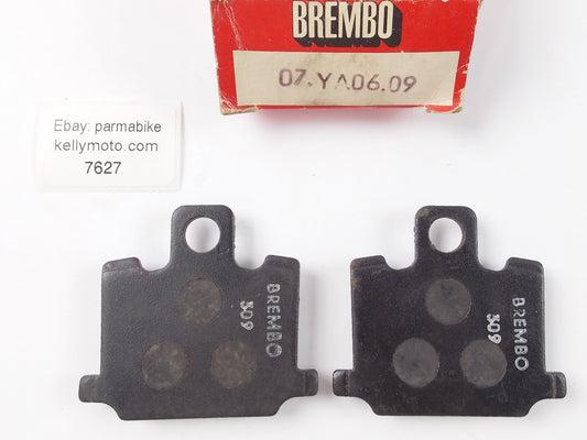 NOS OEM BREMBO PAIR BRAKE PADS CARBON CERAMIC YAMAHA RD/XJ/XS 07YA0609 - MotoRaider