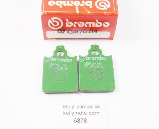 NOS BREMBO ITALJET/LML/PIAGGIO CARBON CERAMIC PAIR DISC BRAKE PADS 07GR2004 - MotoRaider