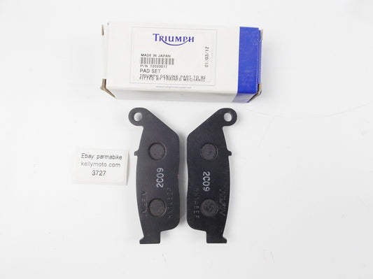 NOS OEM TRIUMPH 1999-2001 LEGEND TT | 2001-2016 AMERICA PAD SET FRONT T2020077 - MotoRaider